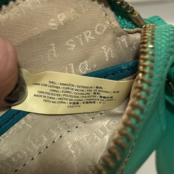 Kate Spade Staci Green Medium L-Zip Wristlet - Picture 7 of 9